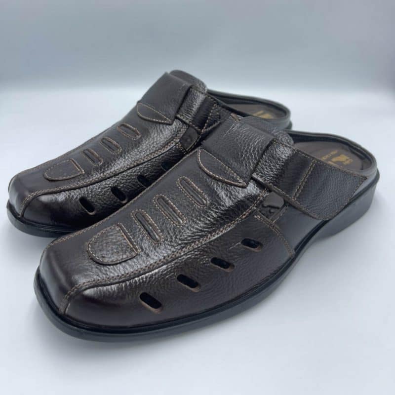 Dép sabo nam da bò - mã 045718