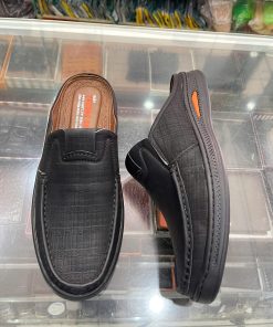 Giày sục nam da bò - Mã 2532 - màu đen