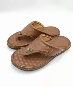 Dép nam da bò
