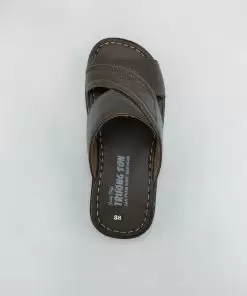 Dép nam da bò