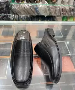 Giày sục nam da bò - Mã 572 - màu đen
